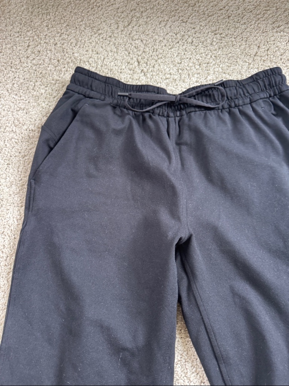 LULULEMON Black Nulu Joggers 6/S - Picture 2 of 6